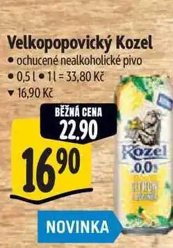 Albert Velkopopovický Kozel 0,5 l ochucené nabídka
