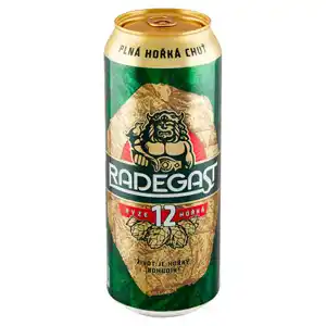 Albert Radegast Ryze Hořká 12, světlý ležák (plechovka) 0.5l nabídka