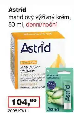 Ráj drogerie Astrid mandlový výživný krém, 50 ml nabídka
