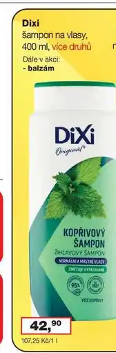 Ráj drogerie Dixi šampon na vlasy 400ml, více druhů nabídka