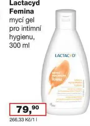 Ráj drogerie Lactacyd Femina mycí gel pro intimní hygienu nabídka
