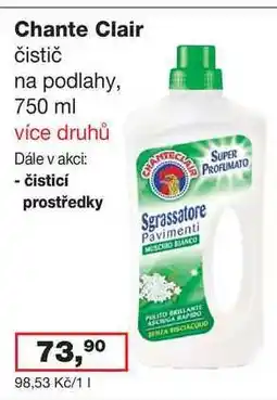 Ráj drogerie Chante Clair čistič na podlahy, 750 ml více druhů nabídka