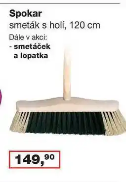 Ráj drogerie Spokar smeták s holí, 120 cm nabídka