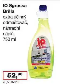 Ráj drogerie IO Sgrassa Brilla extra účinný odmašťovač nabídka