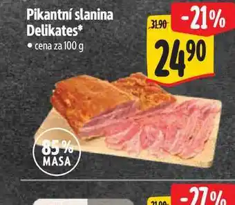 Albert Pikantní slanina Delikates nabídka