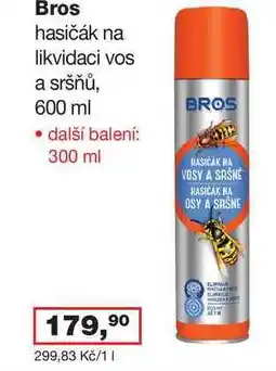 Ráj drogerie Bros hasičák na likvidaci vos a sršňů nabídka