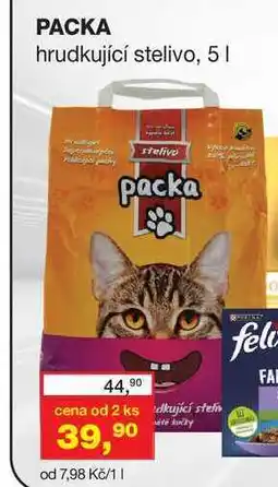 Ráj drogerie PACKA hrudkující stelivo, 51 nabídka