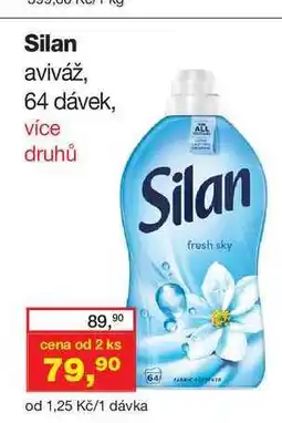 Ráj drogerie Silan aviváž, 64 dávek nabídka