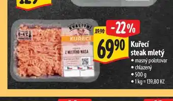 Albert Kuřecí steak mletý nabídka