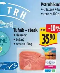 Albert Tuňák - steak nabídka