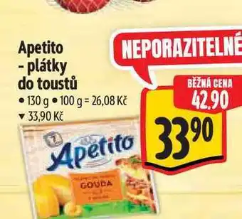 Albert Apetito - plátky do toustů nabídka