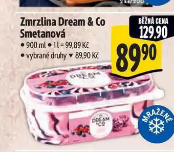 Albert Zmrzlina Dream & Co Smetanová nabídka