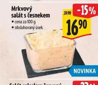 Albert Mrkvový salát s česnekem nabídka