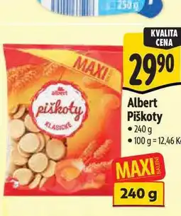 Albert Albert Piškoty nabídka