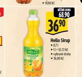 Albert Hello Sirup nabídka