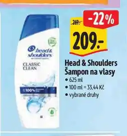 Albert Head & Shoulders Šampon na vlasy nabídka