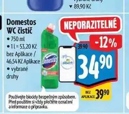 Albert Domestos WC čistič nabídka