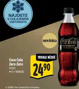 Albert Coca-Cola Zero Zero 0,51 nabídka