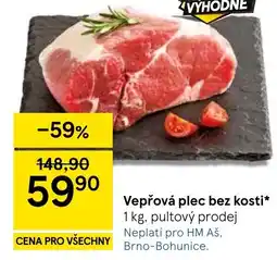 Tesco Vepřová plec bez kosti nabídka