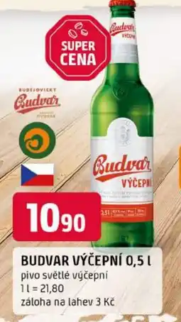 Trefa Budvar výčepní nabídka