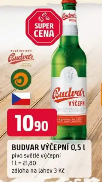 Trefa Budvar výčepní nabídka