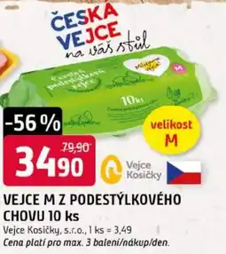 Trefa Vejce M z podestýlkového nabídka