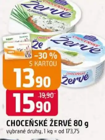 Trefa Choceňské žervé nabídka