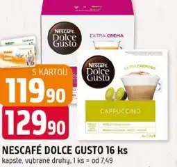 Trefa Nescafé dolce gusto nabídka