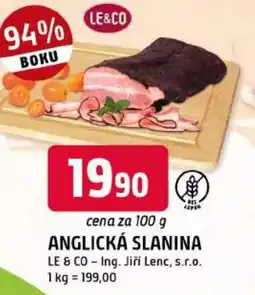 Trefa Anglická slanina nabídka
