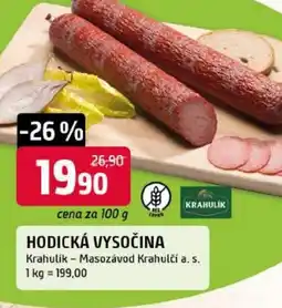 Trefa Hodická vysočina nabídka