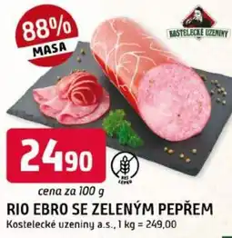 Trefa Rio ebro se zeleným pepřem nabídka
