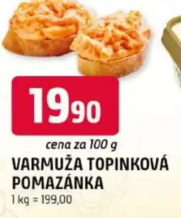 Trefa Varmuža topinková pomazánka nabídka