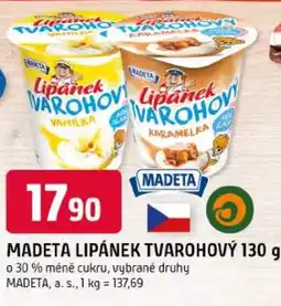 Trefa Madeta lipánek tvarohový nabídka