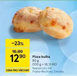 Tesco Pizza bulka nabídka