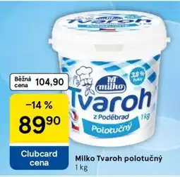 Tesco Milko Tvaroh polotučný nabídka