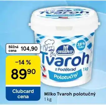 Tesco Milko Tvaroh polotučný nabídka