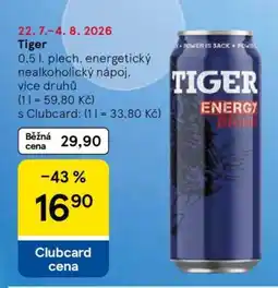 Tesco Tiger nabídka