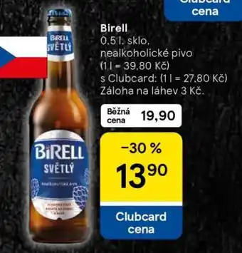 Tesco Birell nabídka