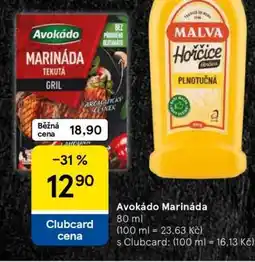 Tesco AVOKÁDO Marináda nabídka