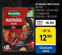 Tesco AVOKÁDO Marináda nabídka
