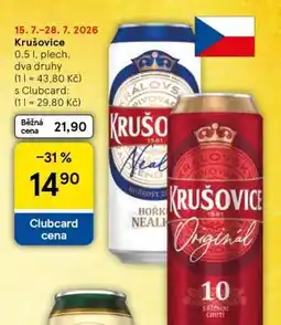 Tesco Krušovice nabídka