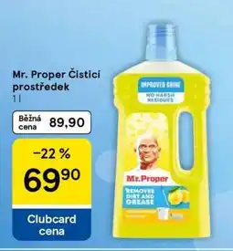 Tesco Mr. Proper ČISTICÍ PROSTŘEDEK nabídka