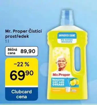 Tesco Mr. Proper ČISTICÍ PROSTŘEDEK nabídka