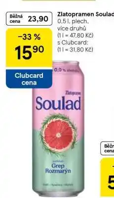 Tesco Zlatopramen Soulad nabídka