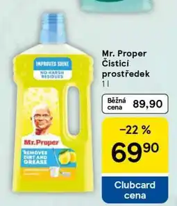 Tesco Mr. Proper ČISTICÍ PROSTŘEDEK nabídka