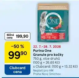 Tesco Purina One Granule pro kočky nabídka