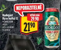 Albert Radegast Ryze Hořká 12 nabídka