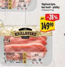 Albert Vepřová kýta bez kosti - plátky nabídka