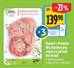 Albert Nature's Promise Bio Marinovaná vepřová pečeně bez kosti nabídka