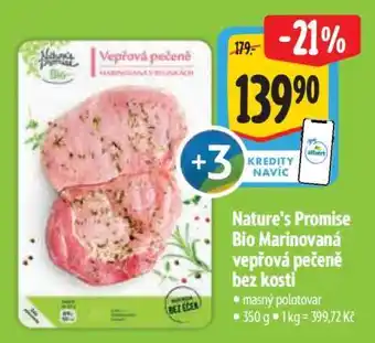Nature's Promise Bio Marinovaná vepřová pečeně bez kosti